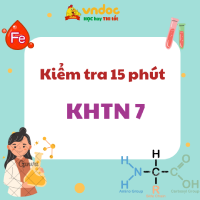Đề kiểm tra 15 phút KHTN 7 Bài 39