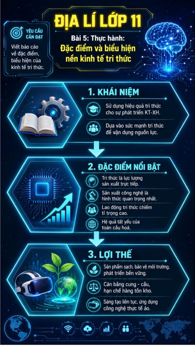 Infographic Địa lí 11 bài 5