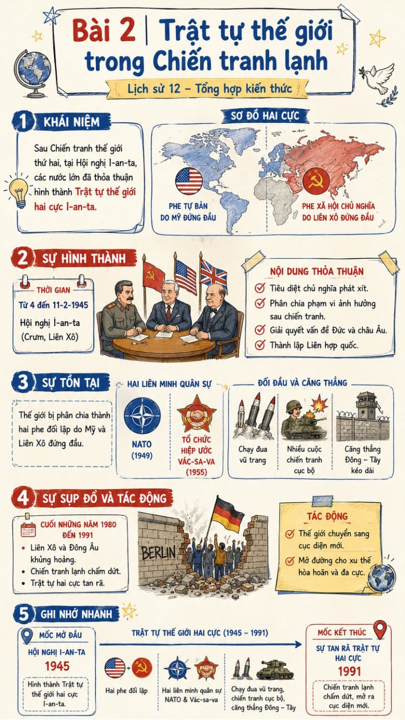 Infographic Lịch sử 12 bài 2