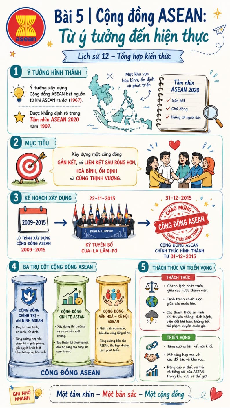Infographic Lịch sử 12 bài 5