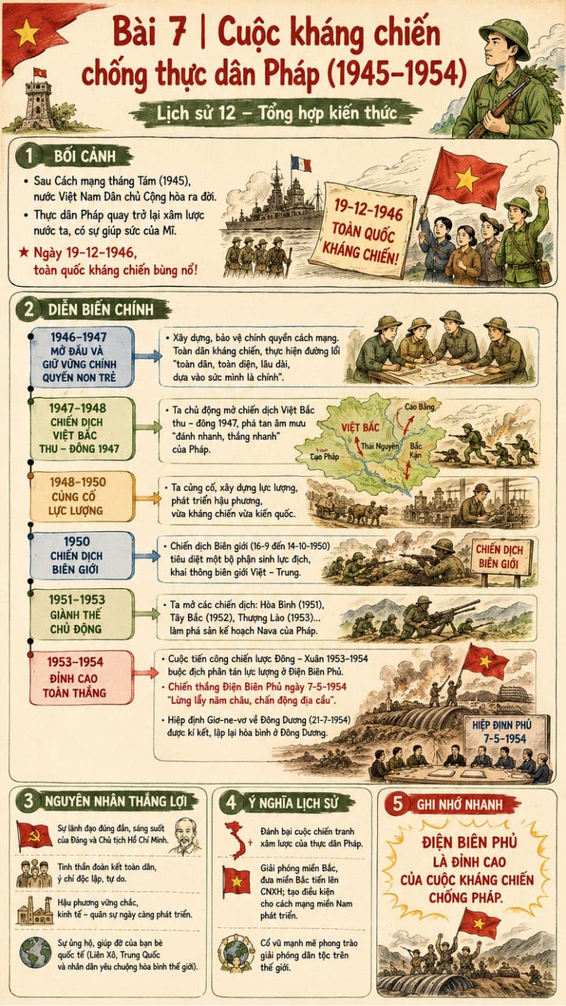 Infographic Lịch sử 12 bài 7