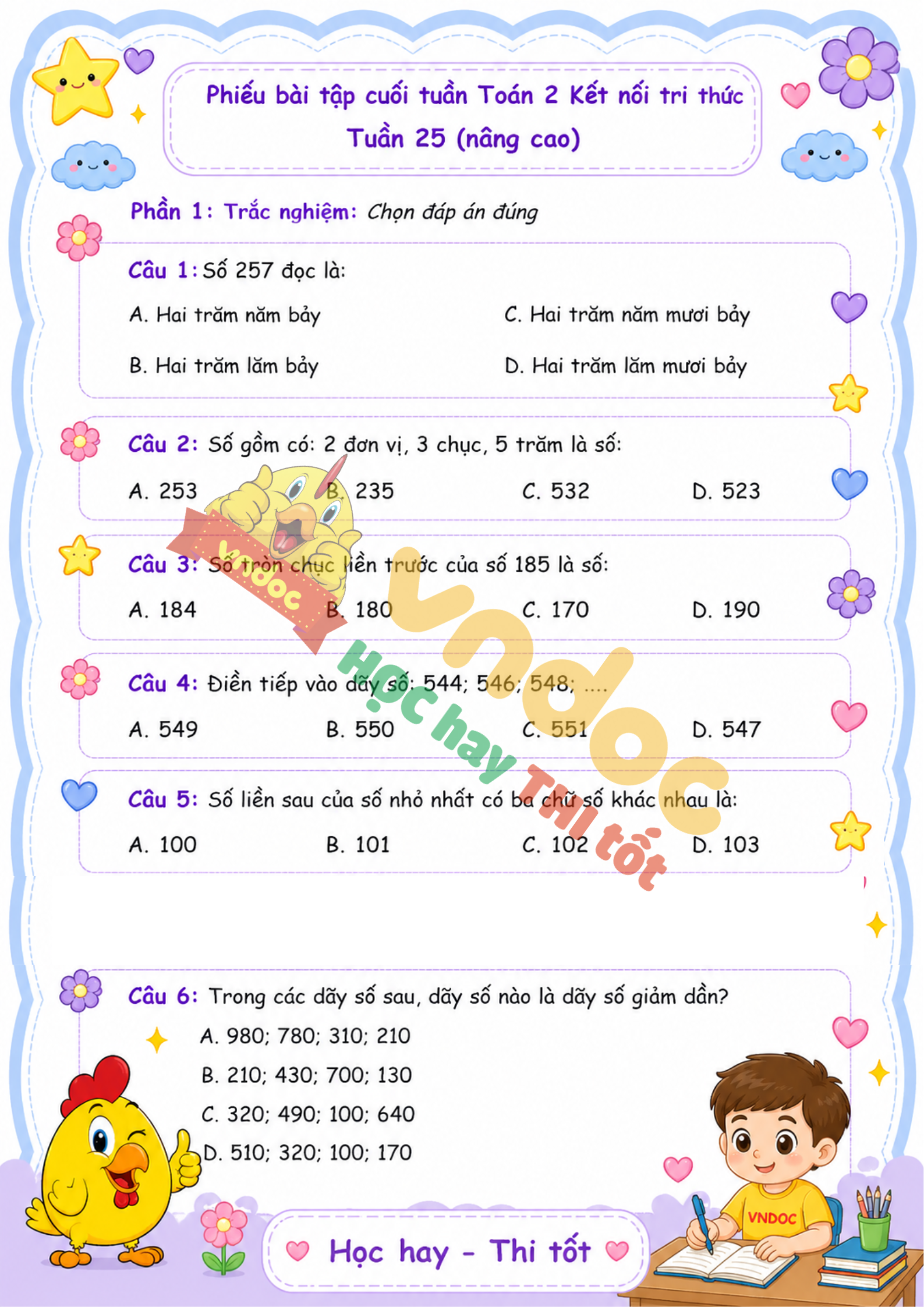 bt cuoi tuan toan lop 2 tuan 25 nang cao sach kntt mh1*983943