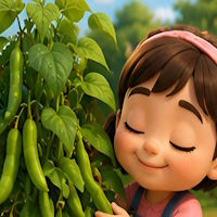Truyện hay cho bé: Cô bé và những hạt đậu