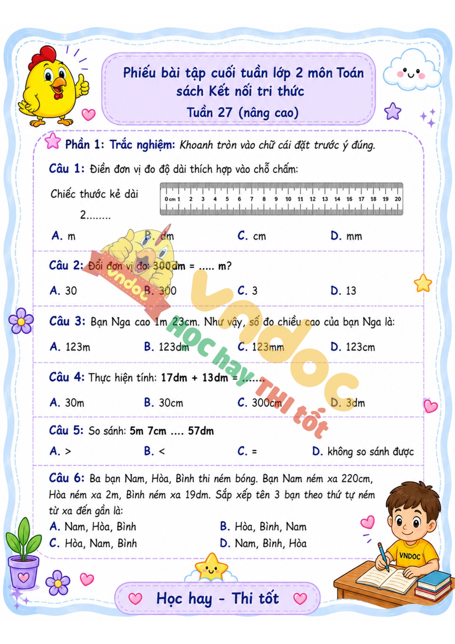 bt cuoi tuan toan lop 2 tuan 27 nang cao sach kntt mh1*984565