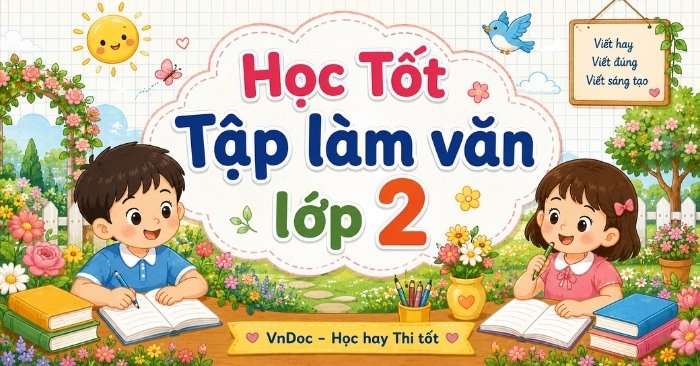 Học tốt Tiếng Việt lớp 2 Phần Tập làm văn