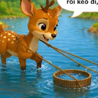 Truyện hay cho bé: Hươu con chuyển nước