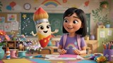Video mở đầu Mĩ thuật 6 Bài 10: Thiết kế thiệp chúc mừng (AI)