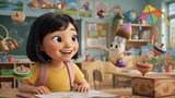 Video mở đầu Mĩ thuật 6 Bài 9: Sáng tạo mĩ thuật với trò chơi dân gian (AI)