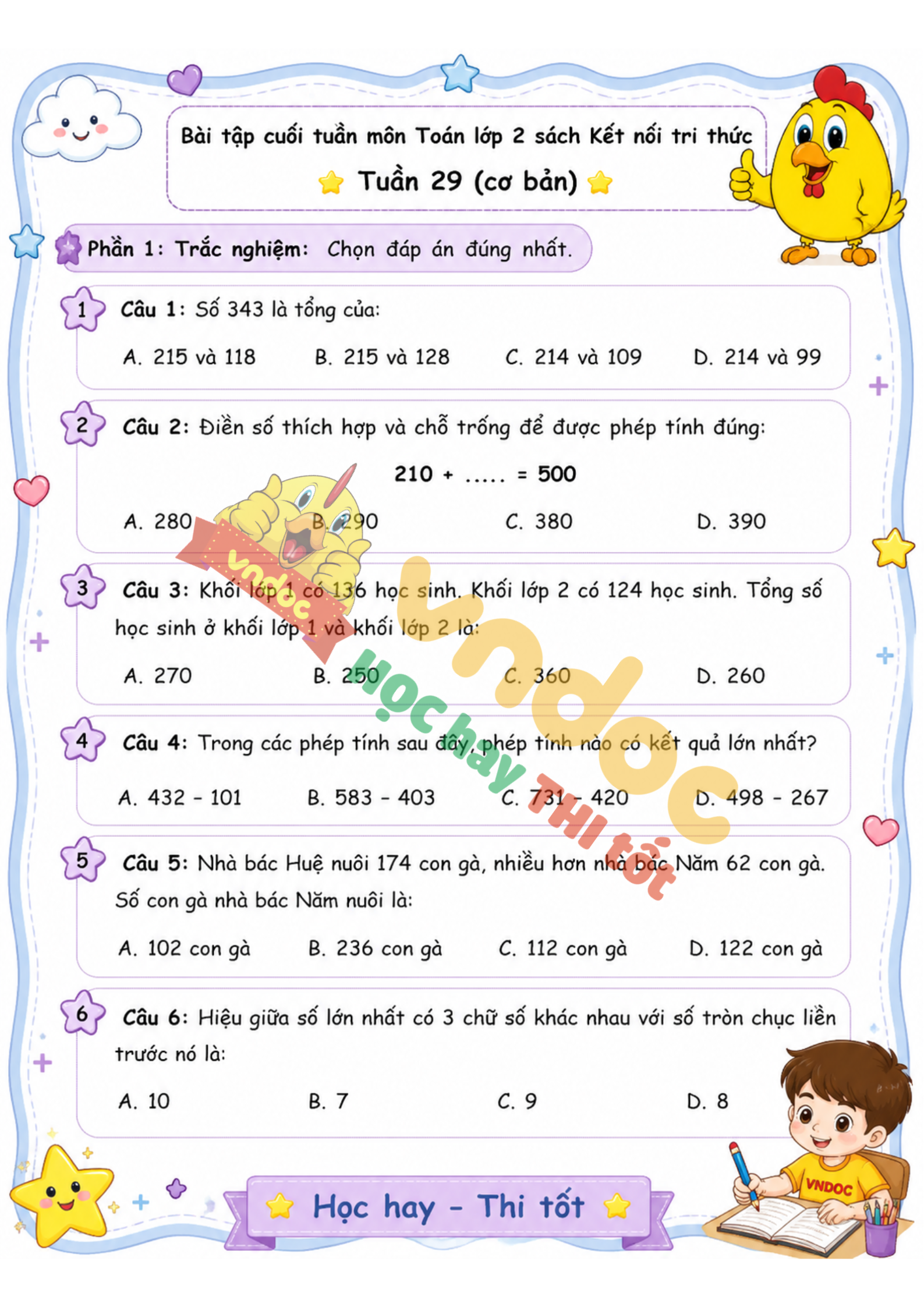bt cuoi tuan toan lop 2 tuan 29 co ban sach kntt h1*340