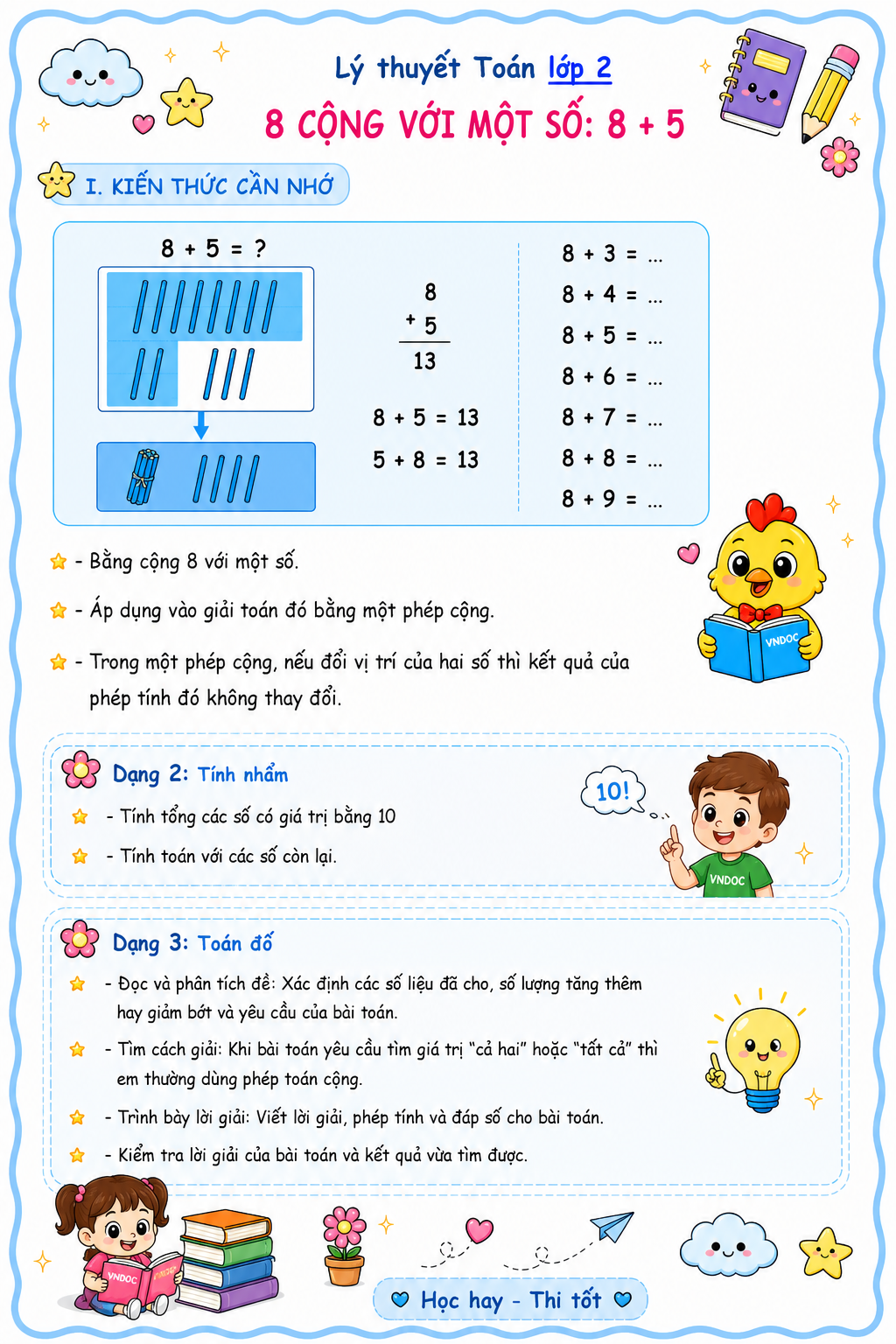ly thuyet toan lop 2 bai 8 cong voi mot so 8 5 h1*985524