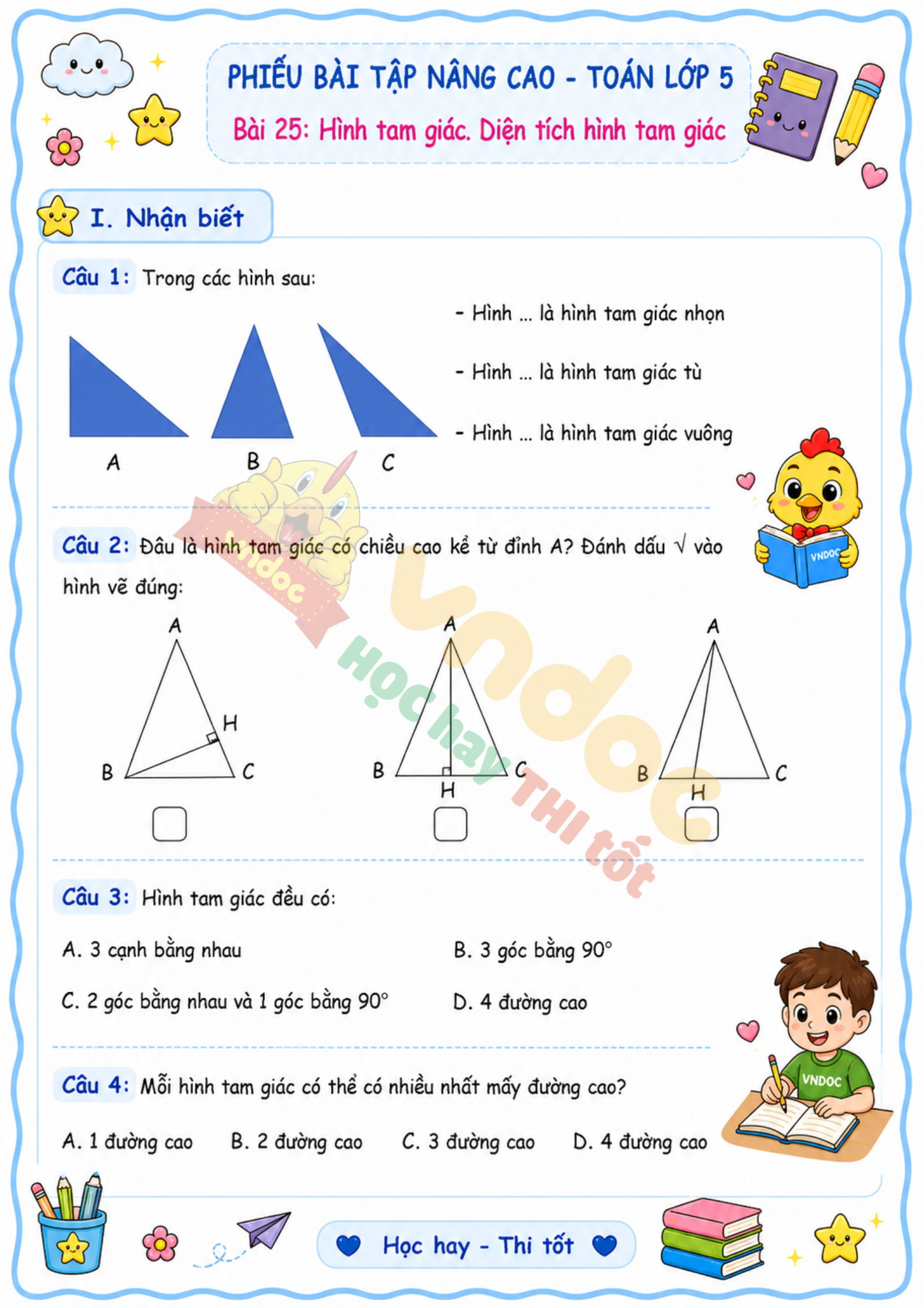bai tap toan lop 5 bai 25 hinh tam gia dien tich hinh tam giac nang cao mh1*910