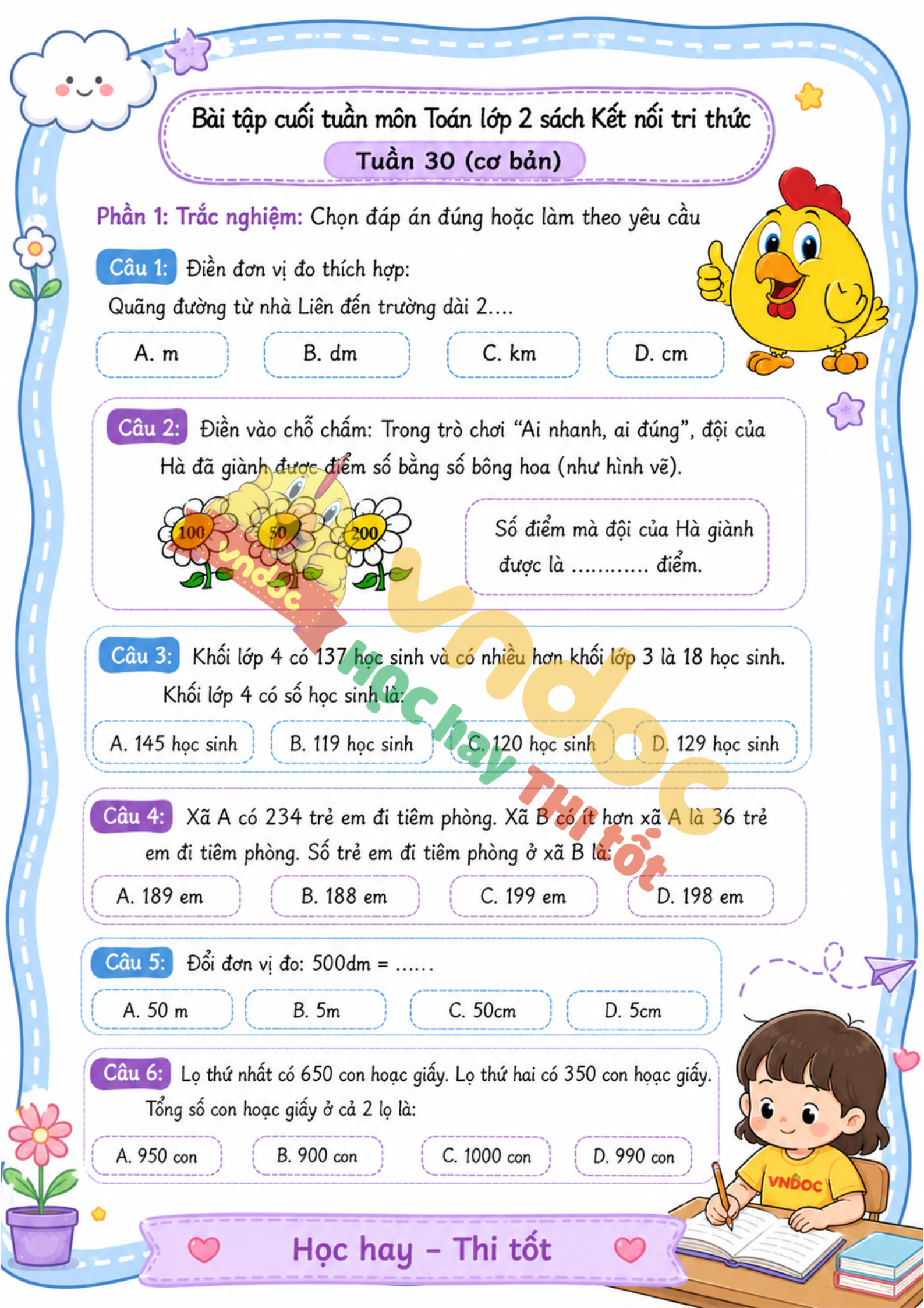 bt cuoi tuan toan lop 2 tuan 30 co ban sach kntt mh1*869