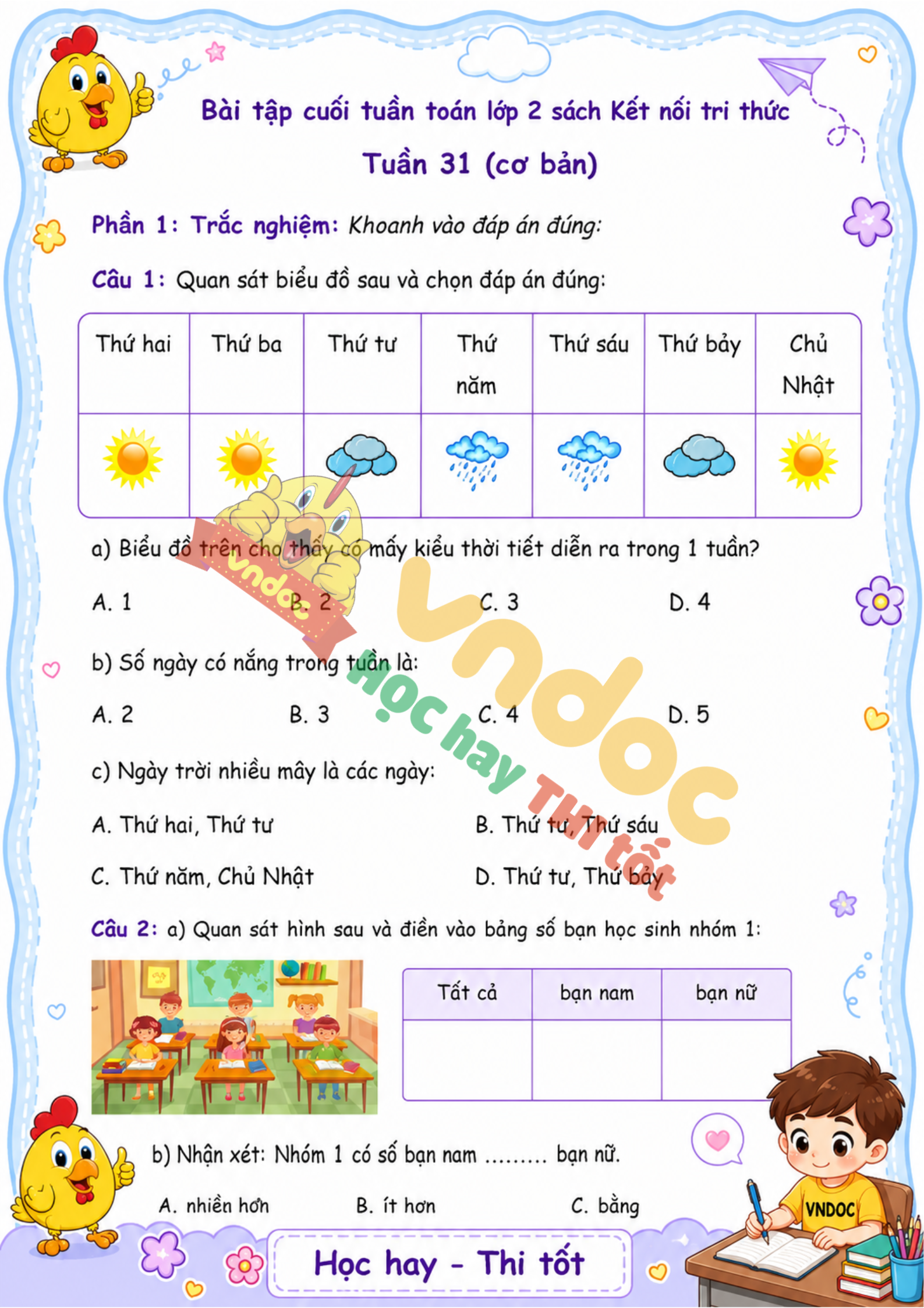 bt cuoi tuan toan lop 2 tuan 31 co ban sach kntt mh1*1170