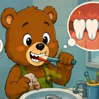 Truyện hay cho bé: Gấu con bị sâu răng