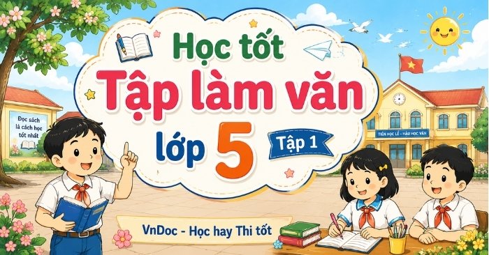 Học tốt Tiếng Việt lớp 5 Học kì 1 Phần Tập làm văn