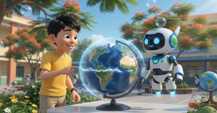 Video mở đầu Khoa học tự nhiên 6 Bài 11: Oxygen. Không khí (AI)
