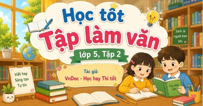 Học tốt Tiếng Việt lớp 5 Học kì 2 Phần Tập làm văn