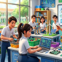 Game khởi động Công nghệ 10 Bài 12: Hình chiếu phối cảnh