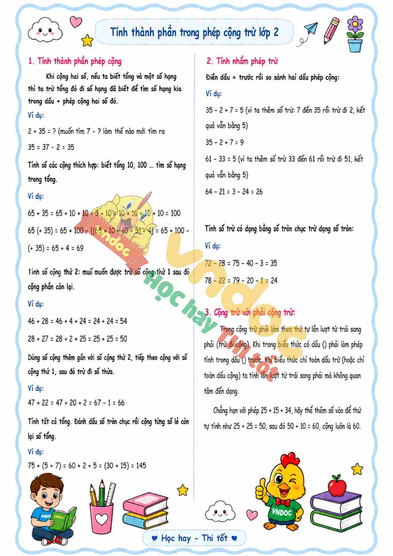 tinh nhanh phep cong tru mh1*3614