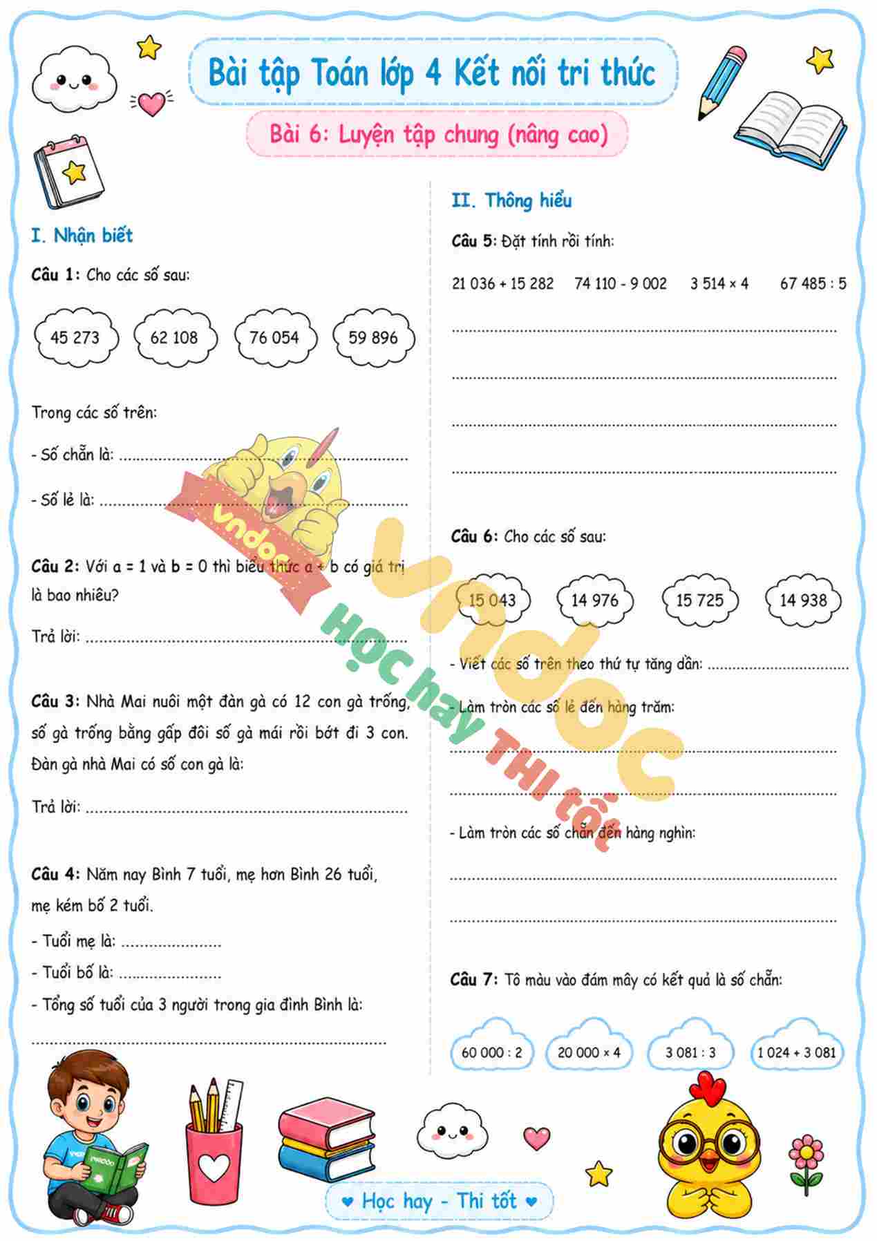 bt toan lop 4 bai 6 luyen tap chung nang cao kntt h1*4494