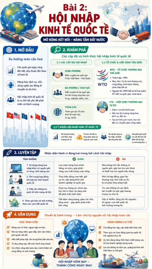 Lý thuyết Kinh tế Pháp luật 12 Kết nối tri thức bài 2