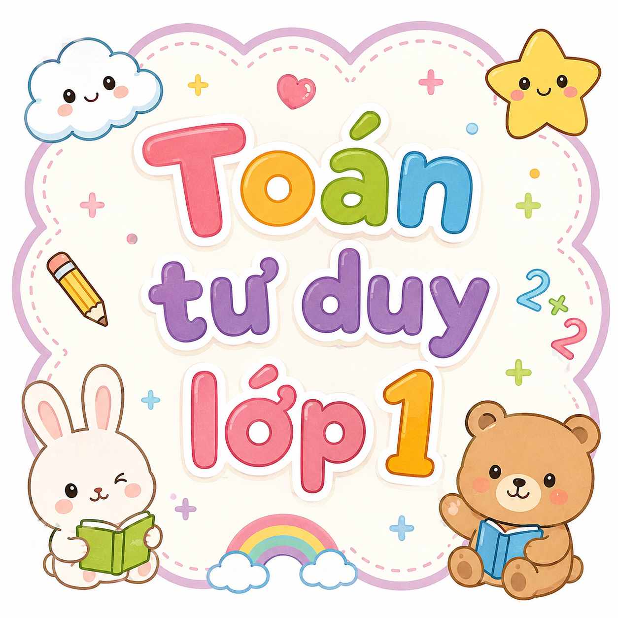 Phiếu bài tập Toán tư duy lớp 1 số 2