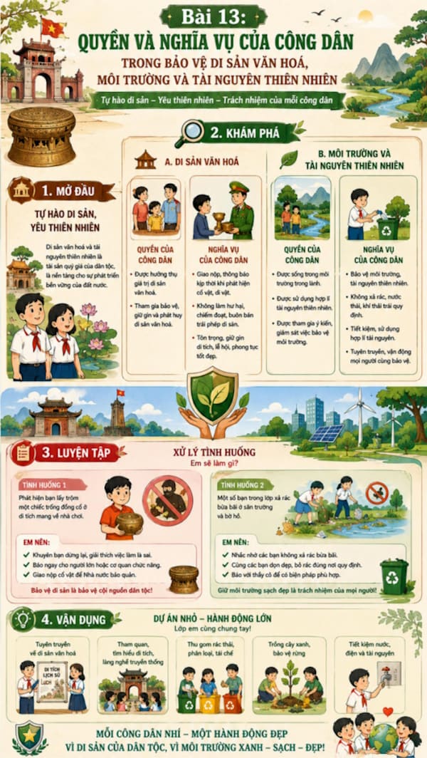 Infographic Kinh tế Pháp luật 12 bài 13