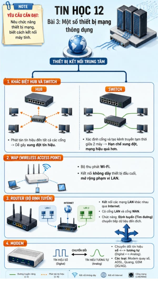 Infographic Tin học 12 bài 3