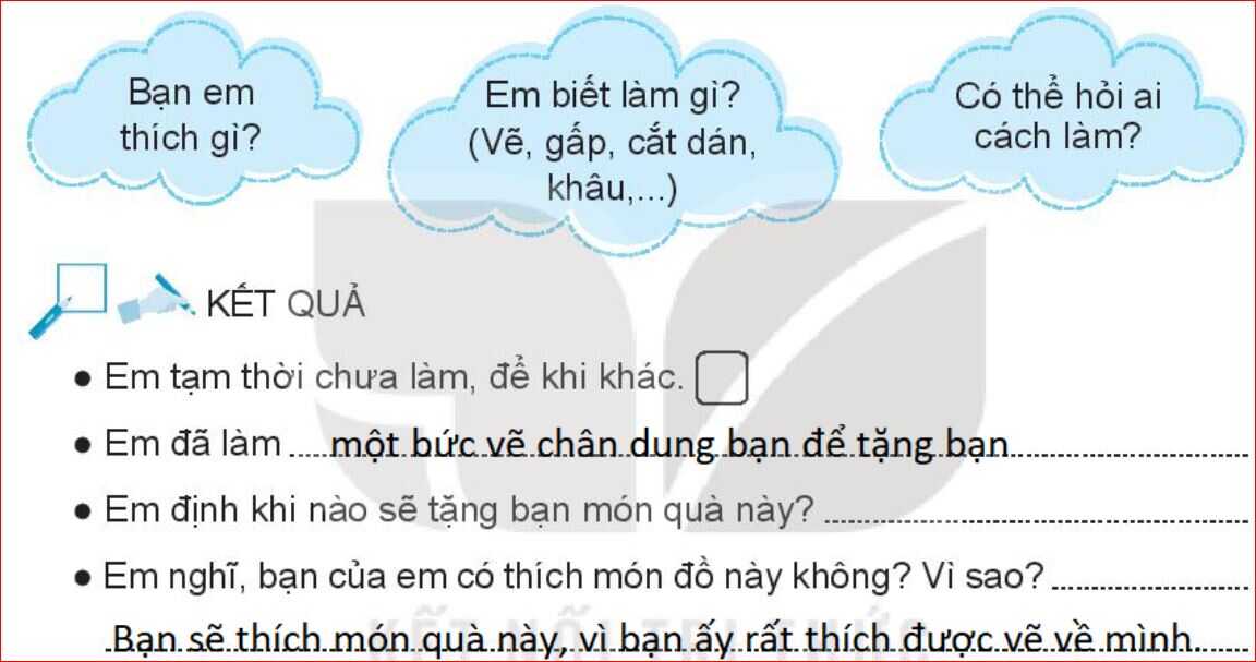VBT Hoạt động trải nghiệm lớp 2: Có bạn thật vui