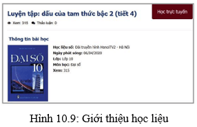 Lý thuyết Tin học 10 bài 10