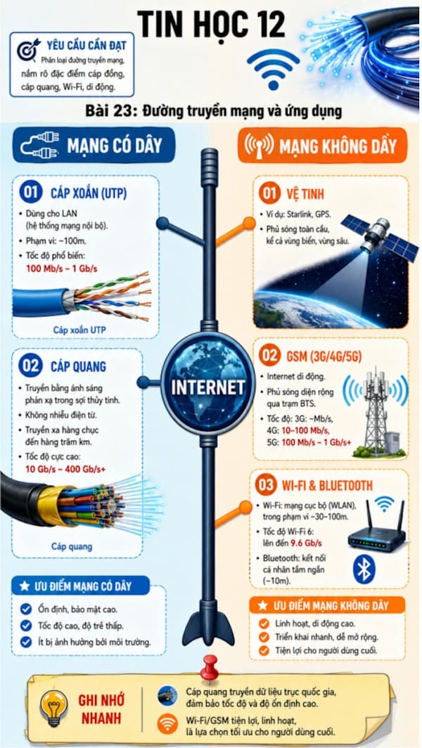 Infographic Tin học 12 bài 23