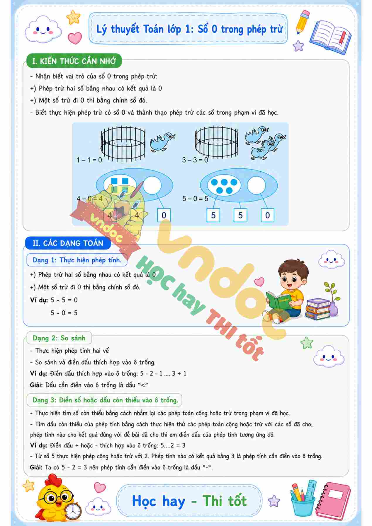 ly thuyet toan lop 1 so 0 trong phep tru mh1*5938