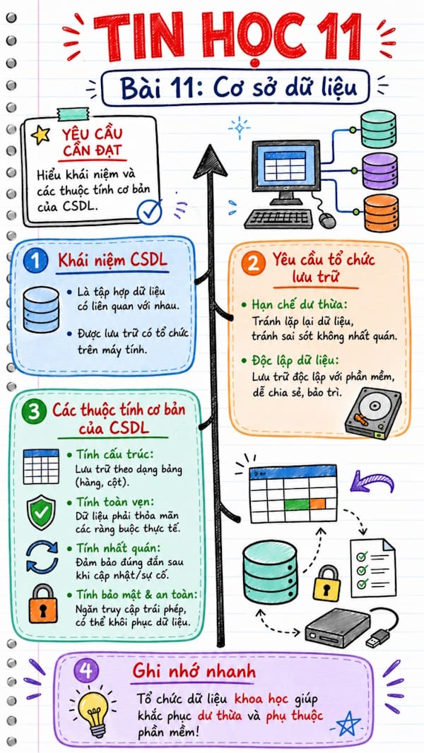 Infographic Tin học 11 bài 11