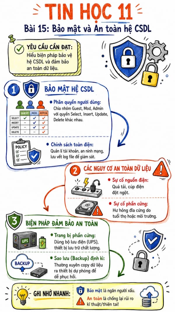 Infographic Tin học 11 bài 15