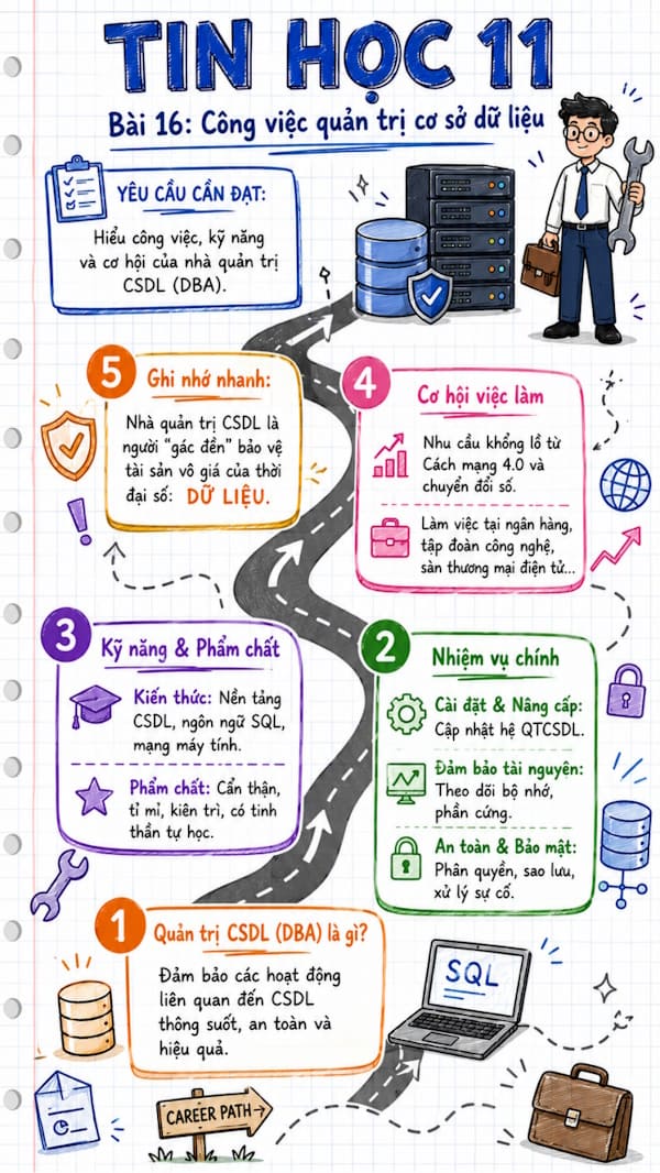 Infographic Tin học 11 bài 16