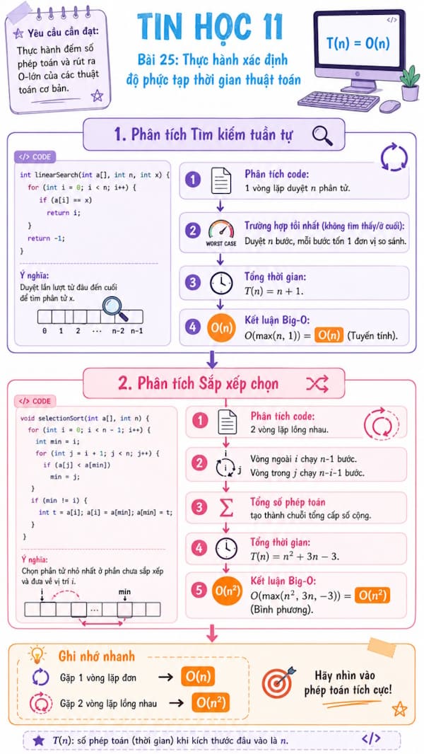 Infographic Tin học 11 bài 25