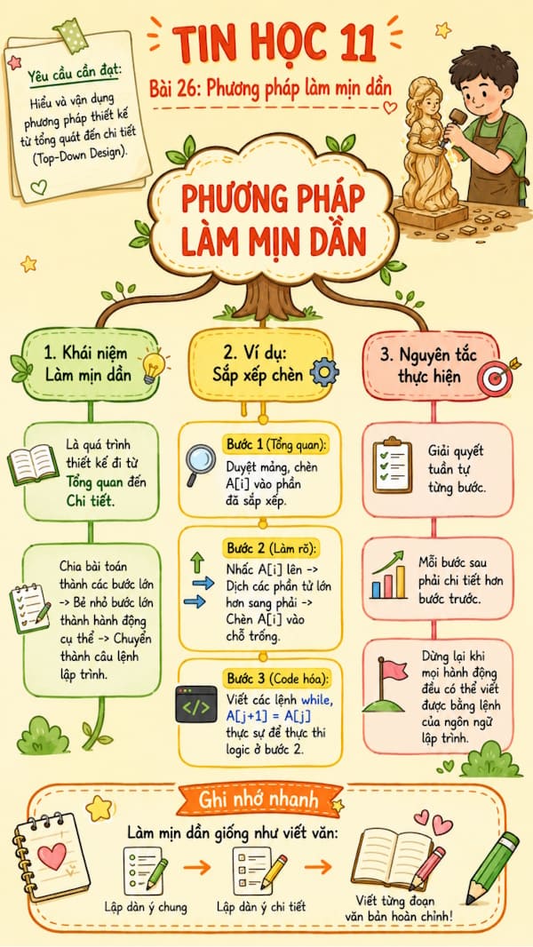 Infographic Tin học 11 bài 26