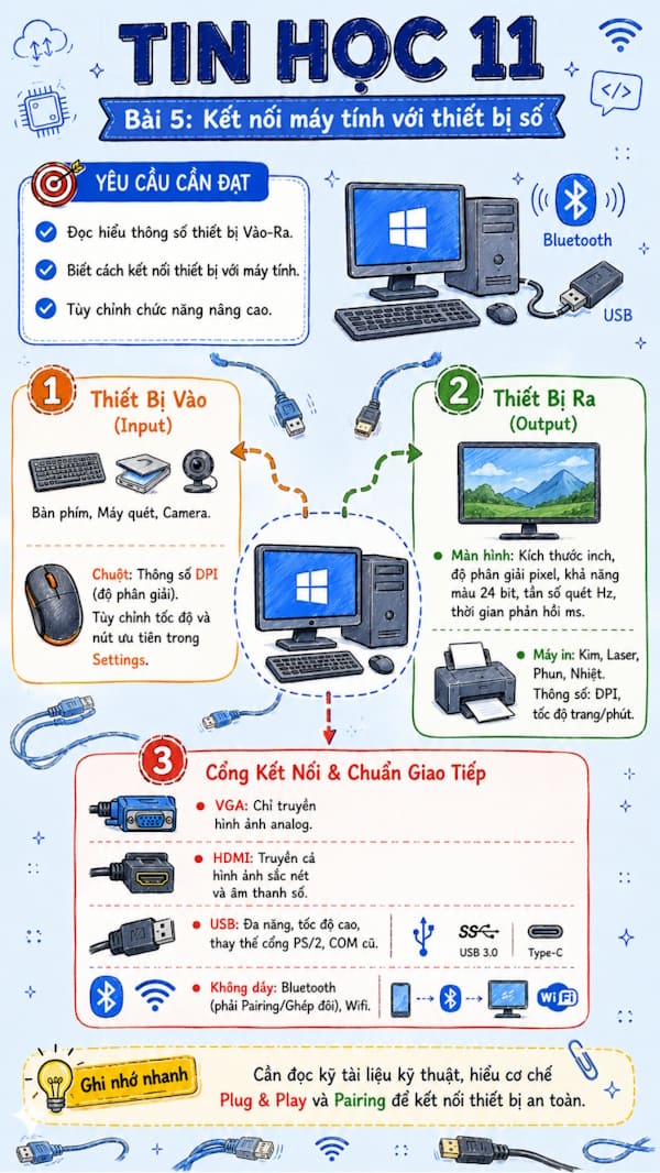 Infographic Tin học 11 bài 5