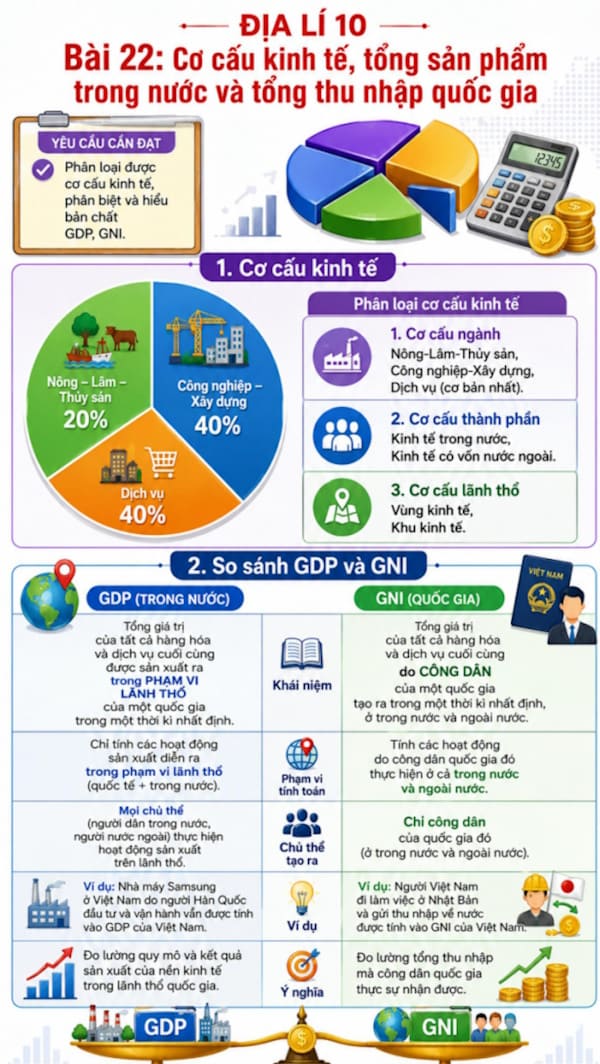 Infographic Địa lí 10 bài 22