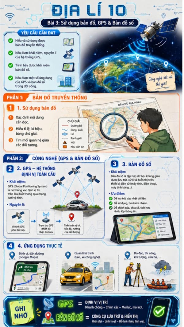 Infographic Địa lí 10 bài 3