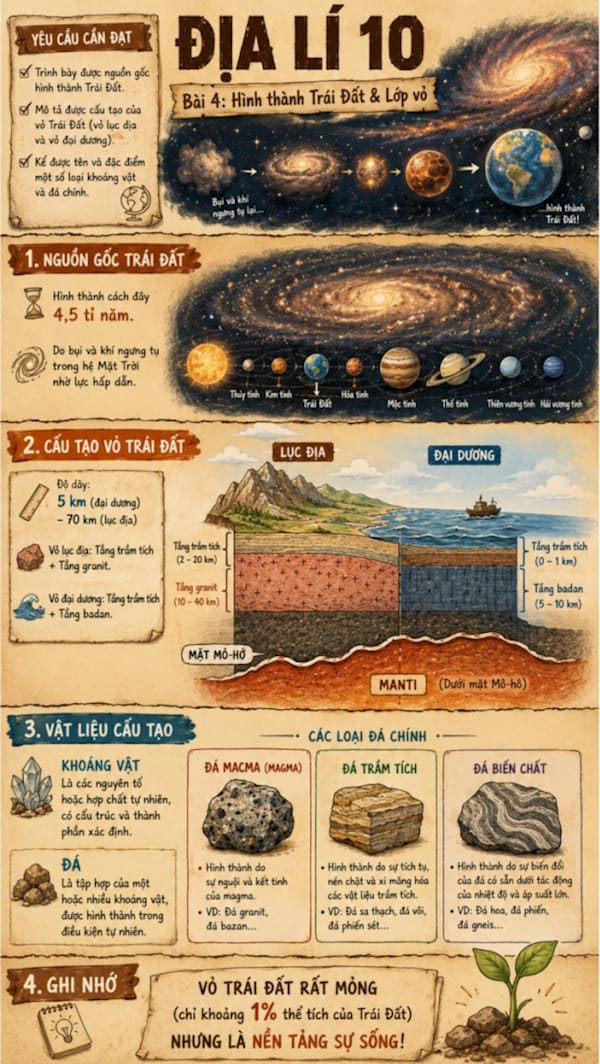 Infographic Địa lí 10 bài 4
