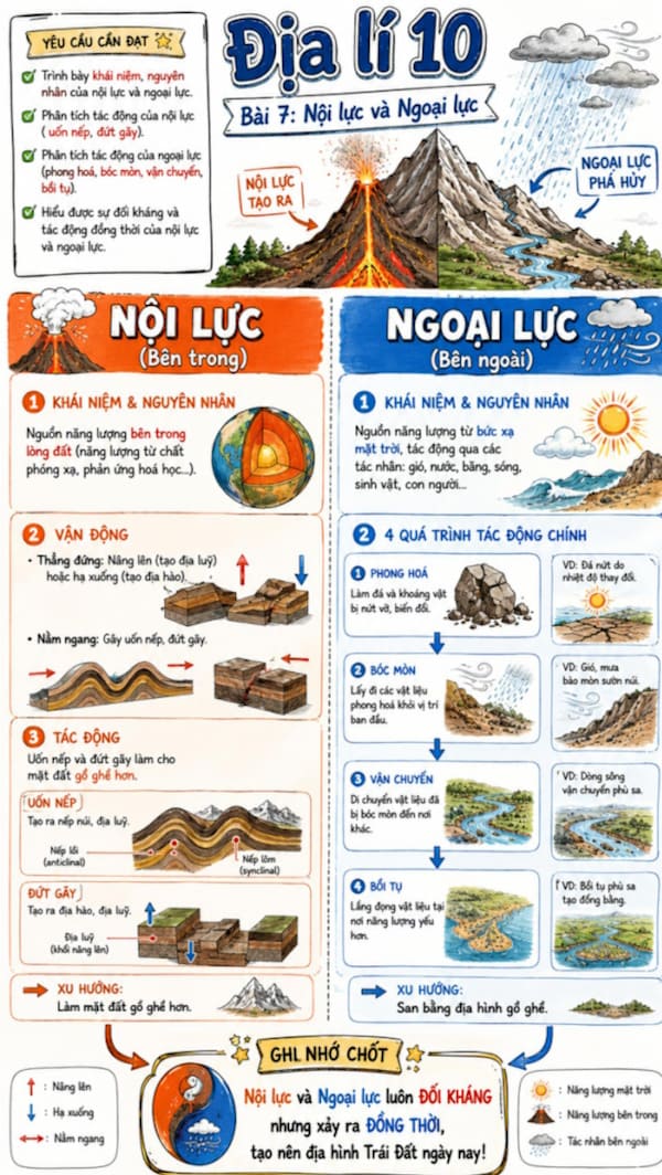 Infographic Địa lí 10 bài 7