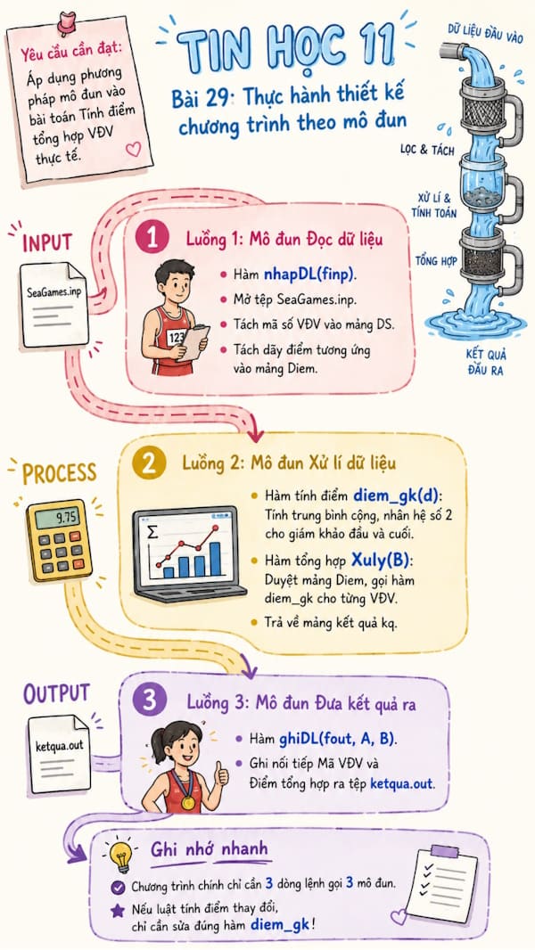 Infographic Tin học 11 bài 29