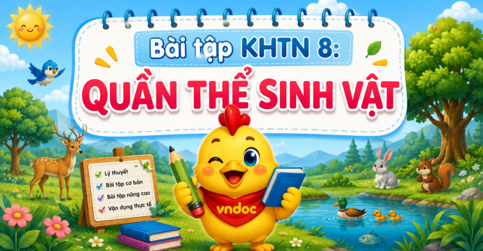 Bài tập KHTN 8: Quần thể sinh vật