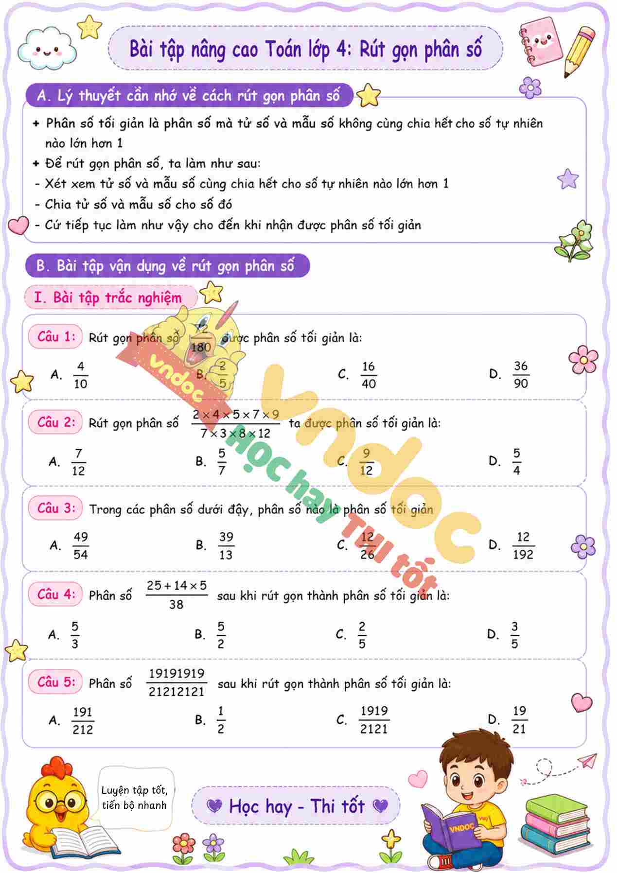bai tap nang cao rut gon phan so toan lop 4 mh1*7011