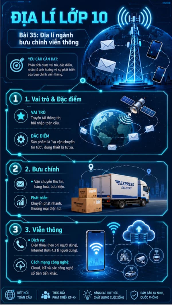 Infographic Địa lí 10 bài 35