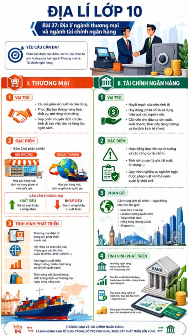 Infographic Địa lí 10 bài 37
