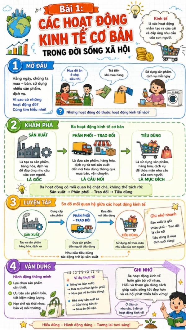 Infographic Kinh tế pháp luật 10 bài 1