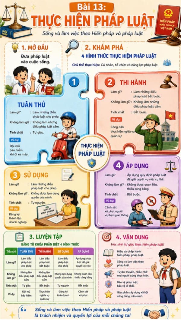 Infographic Kinh tế pháp luật 10 bài 13