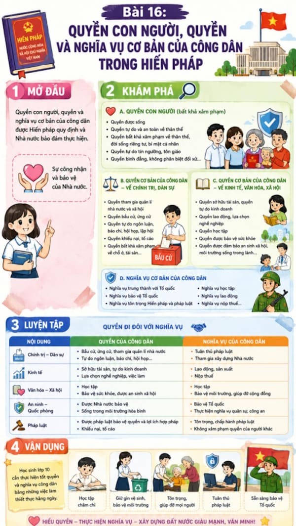 Infographic Kinh tế pháp luật 10 bài 16